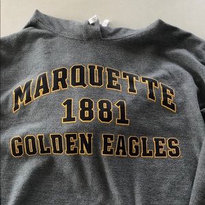 VS PINK Marquette university hooded sweatshirt